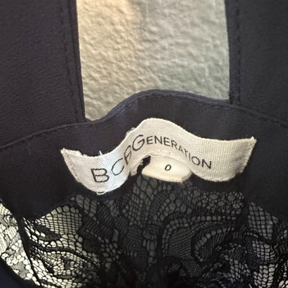 BCBGeneration Navy Blue Dress Size 0 - Picture 7 of 8